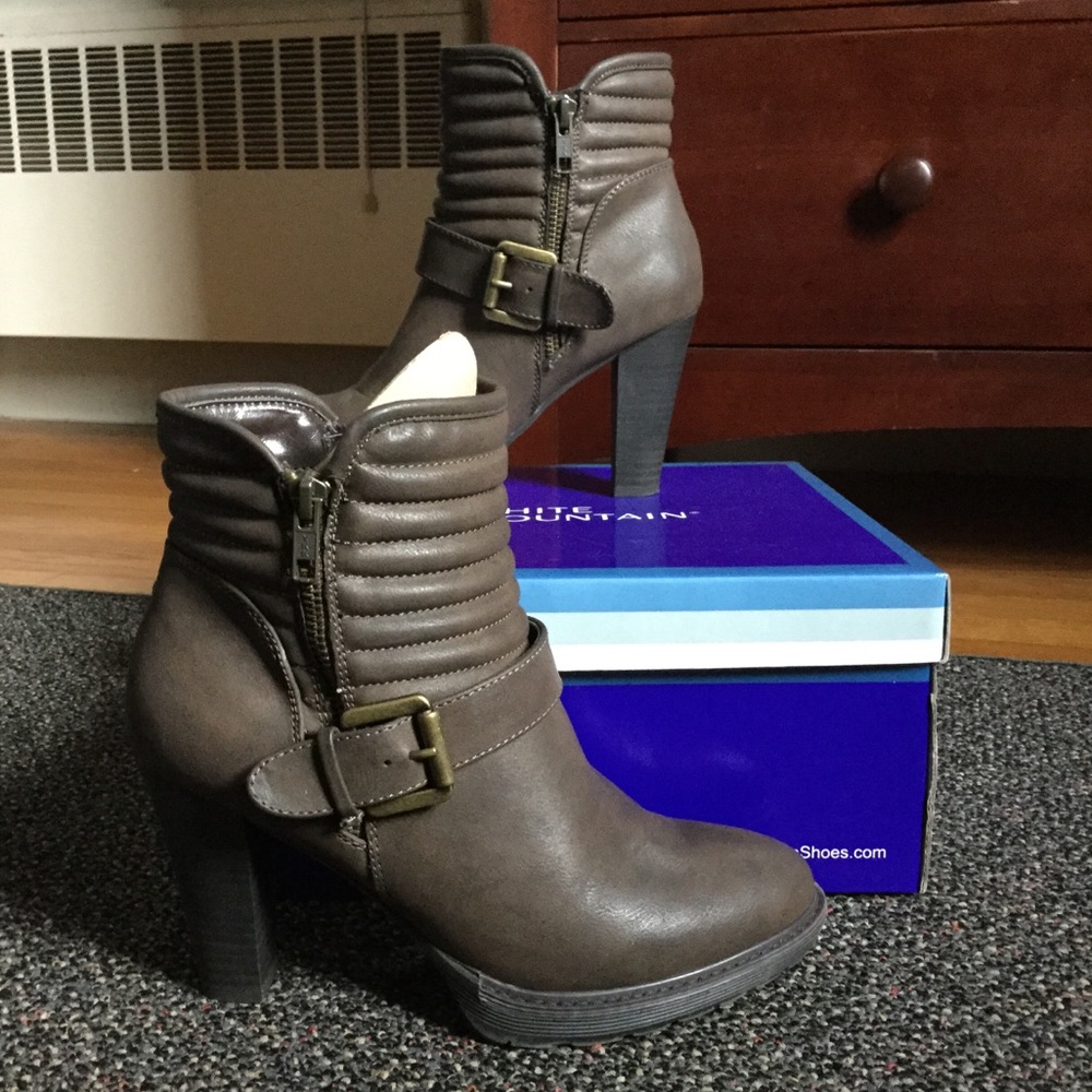Brown Booties - White Mountain Worn for 4 hr